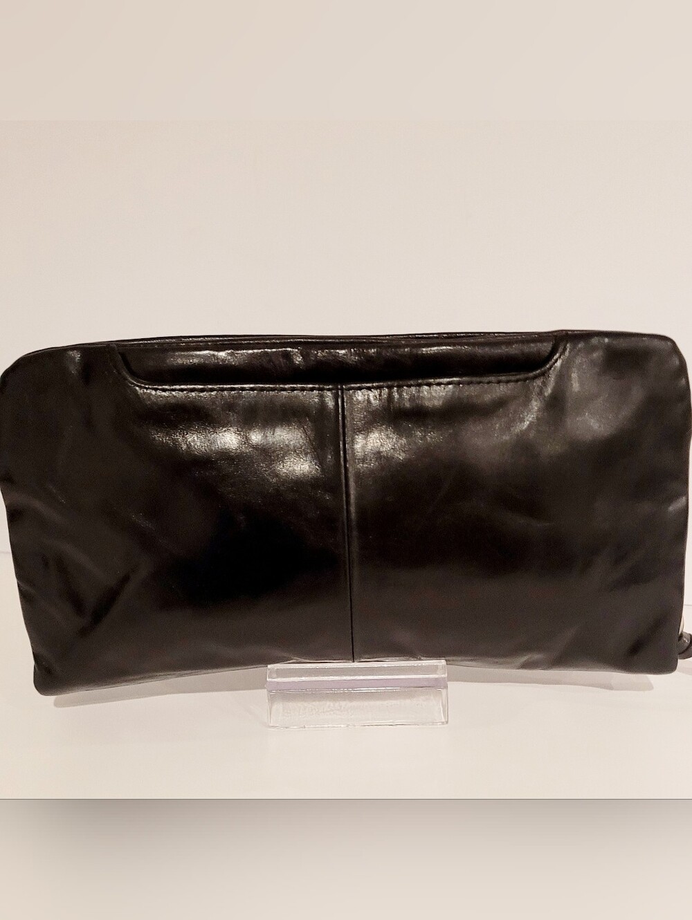 HOBO Black Leather Clutch